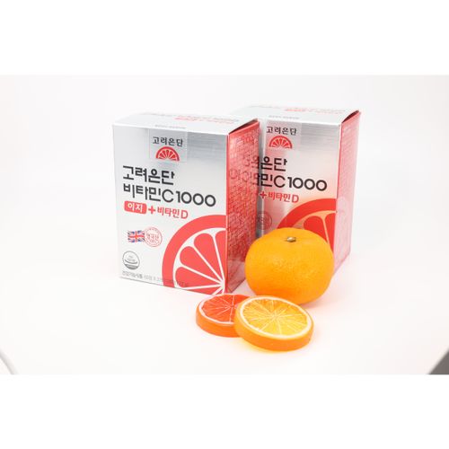 Korea Eundan Vitamin C 1000 Easy+Vitamin D 120 tablets (2 month supply) Easy-to-swallow vitamin, 100% British raw material
