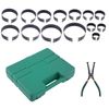 Piston Ring Compressor Cylinder Installer Plier 14 Band Tool Set  Motorcycle