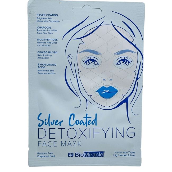 Biomiracle Silver Coated Detoxifying Face Mask