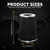 4" BLACK Long Truck Performance High Flow Cold Air Intake Cone Dry Filter