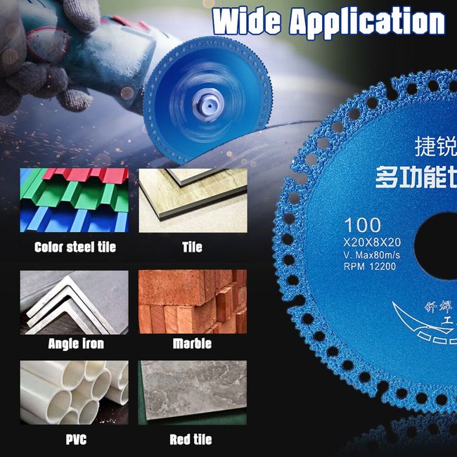 Multifunctional Cutting Disc, Glass Cutting Disc, Angle Grinder