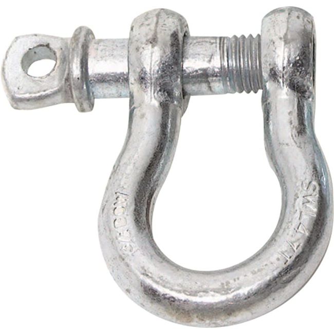 Smittybilt 12 D-Ring Shackle (Zinc Coated) - 33.1 cm (1325 in.. Guaranteed Authenticity, 1/2", Zinc