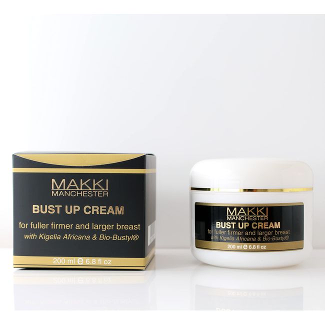 Bust Up Cream Neck & Bosom Breast Enhancement and Moisturising Cream with KIGELIA AFRICANA (from the African Sausage Tree) Bio Bustyl®, Centella Asiatica, and Horsetail Plant