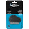 Master Grooming Tools Contoured Grip Flea Combs — Ergonomic Combs for Removing Fleas, Black, 3-inch