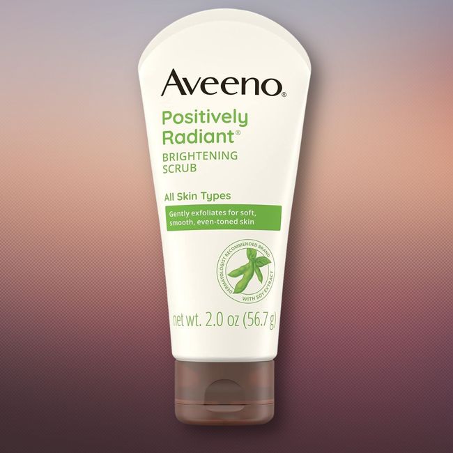 Aveeno Positively Radiant Skin Brightening Exfoliating Brightening Facial Scrub