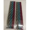 New 24 x Reusable IKEA Sommar Hard Plastic Straws Smoothie Sized