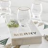 Things Remembered Marble "Merry" Serving & Charcuterie Board