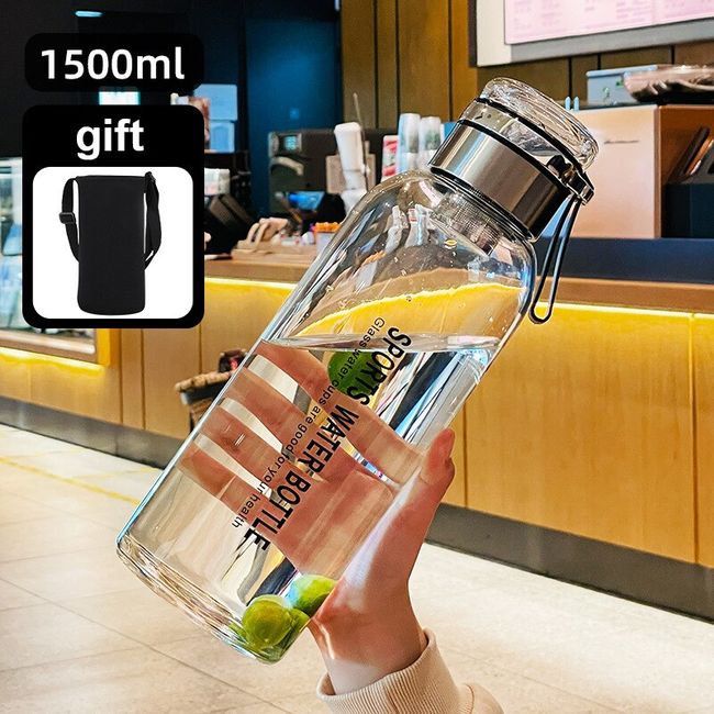 2000ml Sports Water Bottle Outdoor Fitness Travel Portable Leakproof  Drinkware