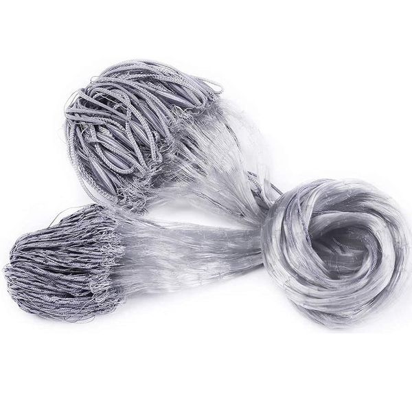 Fishing Cast Nets Trap Net Handmade Nylon Monofilament Fishing Net Fishing Gill Net Fishing Trap Sticky Net Excellent Durable Workmanship (5x5cm Mesh Hole)