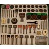 216pc ROTARY TOOL BIT ACCessory KIT sand grind cut polish burr wire wheels 4size