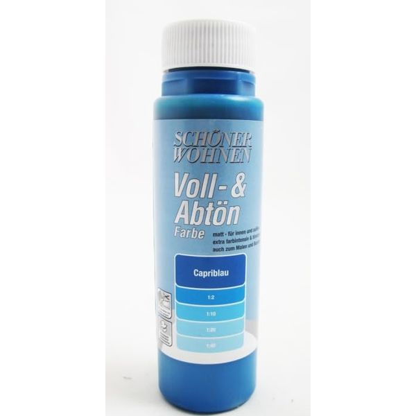 Voll- und Abtönfarbe Capriblau 250 ml