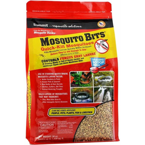 Summit Mosquito Bits 30oz. Kills Mosquito Larvae within 24 hours
