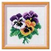 Pansy Cross Stitch Kit