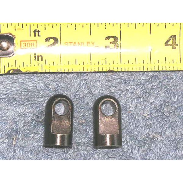 SET Nitro Prop Spring Strut Shock Pin Hole Eye Ring Blade End Fitting M6x1 Thd