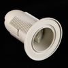 Namvo 10 Pcs E14 Thread Lamp Holder Plastic Shell Light Bulb Socket E14 Pendant Socket with Replacement Ring for Home and Commercial Lighting (White)