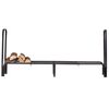 Dagan Black Adjustable Log Holder, 42in. x 13in.