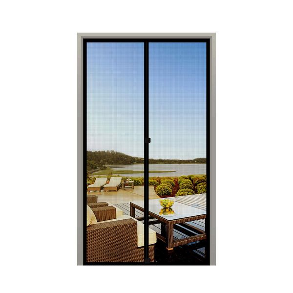 MAGZO Magnetic Screen Door Fit Door Size 30 x 80 Inch, Screen Size 32" x 81" Durable Magnet Middle Opening Screen Mesh