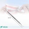 Dental Explorer Double Ended Probe 17A/23 for Professional Teeth Cleaning Calculus Plaque & Tartar Remover - Made of Stainless Steel for Oral Care with Knurled Handle, Double Ended Pick
