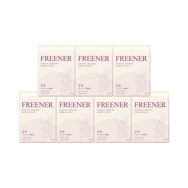 Preener Super Slim Organic Sanitary Napkin Medium Size 7 Pack