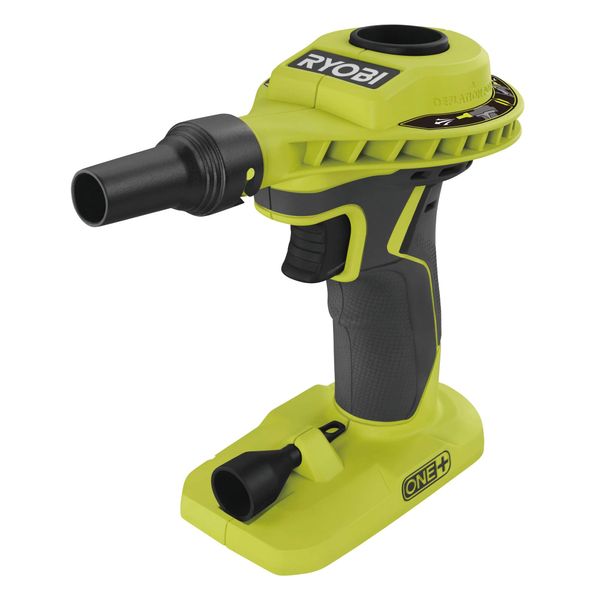 RYOBI 18 V Battery Powered Inflator, High Volume Low Pressure Inflation and Deflation for air mattresses and other inflatables