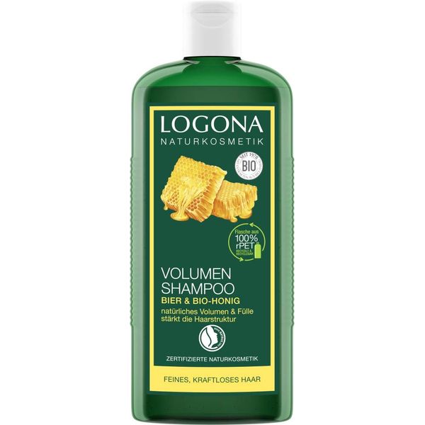 LOGONA Naturkosmetik Volume Shampoo Beer & Organic Honey