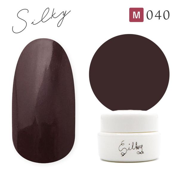 Silky Gel Silkygel 040 Gel Nail Color Gel Highly pigmented Nail art Self-nail Whip gel Nekopos compatible