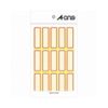 e-wan Self Label Red Frame 15 Surface 18 Sheets 03004 [Set of 3]