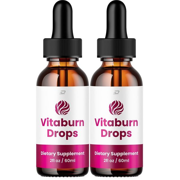 (2 Pack) Vitaburn Drops – VitaburnDrops Extra Strength All Natural Healthy