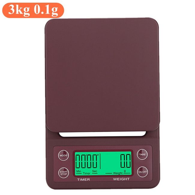 3kg/0.1g 5kg/0.1g Drip Coffee Scale With Timer Portable Electronic Digital  Kitchen Scale High Precision LCD Electronic Scales