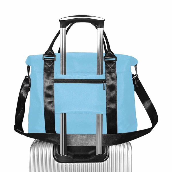 Light Blue Duffel Bag, Large Travel Carry - One Size