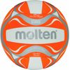 Molten Beachvolleyball BV1500-OR, Weiss/ORANGE/Silber, 5