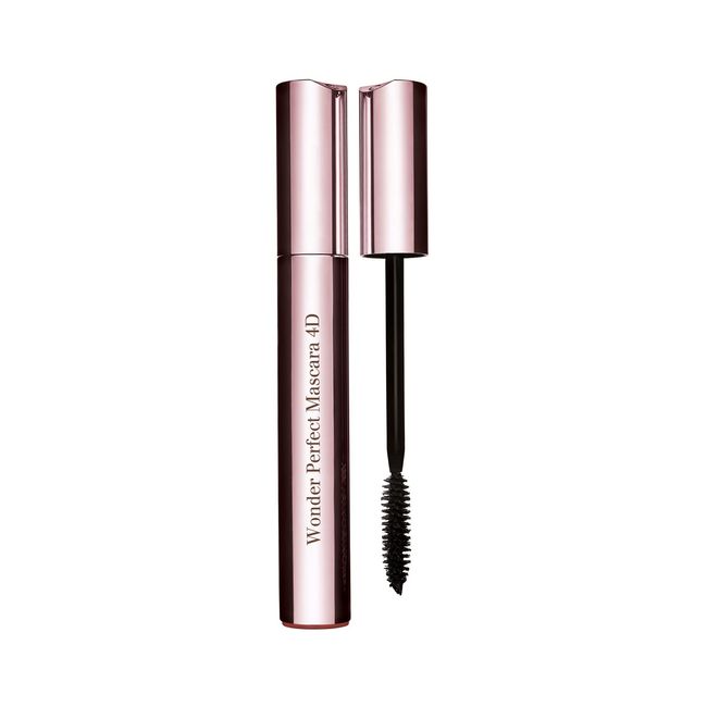 Clarins Wonder Perfect Mascara | Visibly Lengthens, Curls, Defines and Volumizes Lashes With Lash Boosting Complex | Long-Wearing | Contains Plant Extracts With Skincare Benefits | 0.2 Ounces