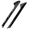 4Pcs For 11-19 Ford Explorer Left Right Side Windshield A-Pillar Molding Trim