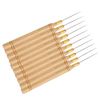 Hair Extension Tools, 10Pcs Hook Needle Wooden Hair Extension Tool Needle Wig Tools,Threader For Hair Extensions Wire Pulling Hook Tool