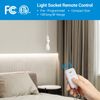 DEWENWILS Wireless Remote Control Lamp Bulb Socket with Switch for Light Fixture