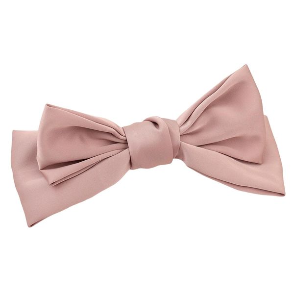 scicent Hair Clips Women Bow Hair Clip Pink Big Bowknot Hairpin French Hair Clips Solid Color Hair Barrette Clips Soft Accessories Hair Bows for Girls - 13