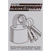 Mannesmann Brass Padlock, M, M 413-40