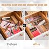 Sorbus Clear Drawer Organizer Set for Kitchen Storage (6-Piece)