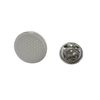 Kiola Designs Silver Toned Etched Round Golf Ball Lapel Pin