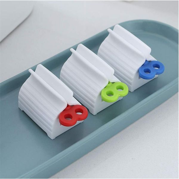 3 Pcs Toothpaste Squeezer, Toothpaste Seat Holder Stand and Dispenser Bathroom Toothpaste Creams Ointment