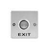 Push to Exit Button with LED Indicator Light for Door Access Control System Zinc Alloy Shell Square Shape