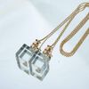 Ceiling Fan Pull Chain, Fan Pulls Set with Connector, 2 Pack Crystal Clear Cube Fan Pull Extension for Light Fan Chain
