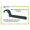 Williams JHWWS-474 4-Piece Adjustable Hook Spanner Wrench Set, Ideal for Adjusting Collars, Lock Nut Rings, and Bearings