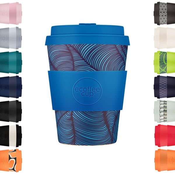 Ecoffee Cup 812 006 Reusable Eco Friendly Cup Saucer 350ml