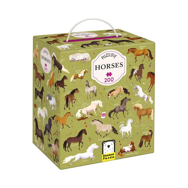 Puzzlove Horses (200 Pcs) 7+ Floor Puzzle