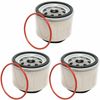 For R12T 10 Micron Fuel Filter/Water Separator Replacement Element (3SET)