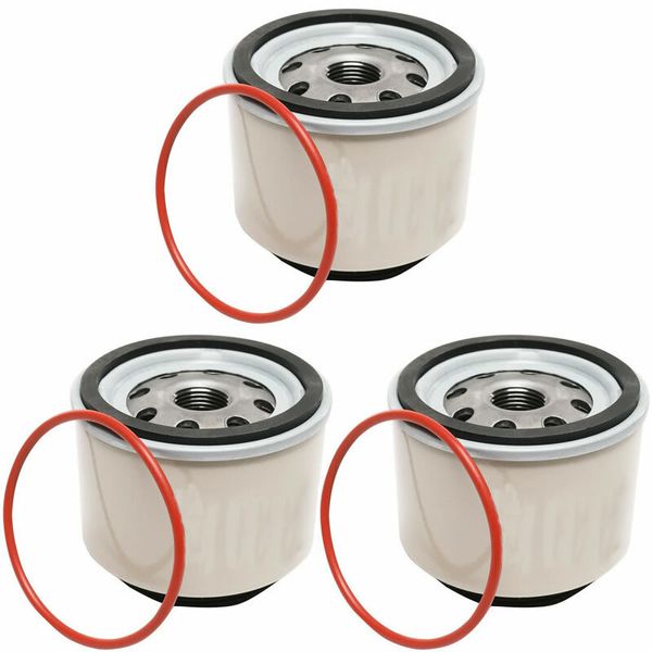For R12T 10 Micron Fuel Filter/Water Separator Replacement Element (3SET)