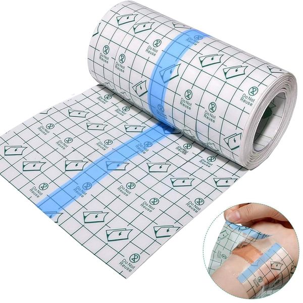 ANAMPION Tattoo Aftercare Waterproof Bandage(15cm x 2m), Second Skin Tattoo Cover, Waterproof Tattoo Cover for Swimming Tattoo Care, Wound Protection, Plastic Cover