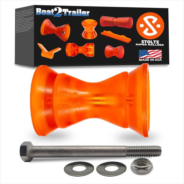 4″ Boat Roller Kit Deep V Kit with Medium Bell Caps RP444-435 Stoltz