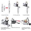 Complete Tattoo Starter Kit 4 Machine 40 Ink Power Supply Needle Grip Tip Case